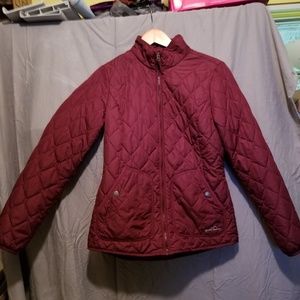 Eddie Bauer Jacket Dark Red